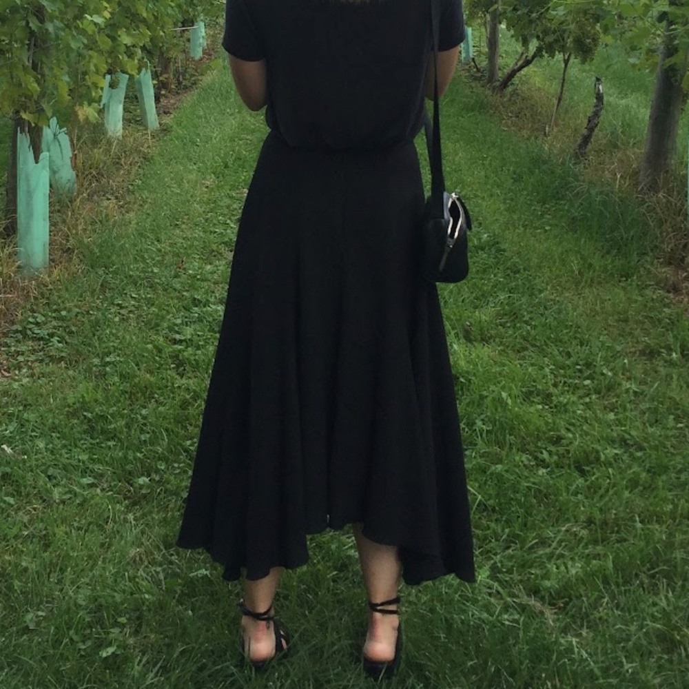 Sally Lapointe Textured Silk Flowy Skirt (Rs16) - image 1